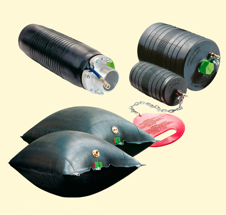 Pneumatic sealing bags and packers